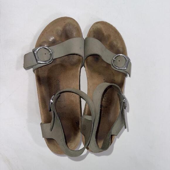 Birkenstock Papillo Gorpcore Wedge Sandal Sandcastle Nubuck Leather 40 - Picture 6 of 15